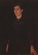 Edvard Munch Sister Englaer oil painting artist